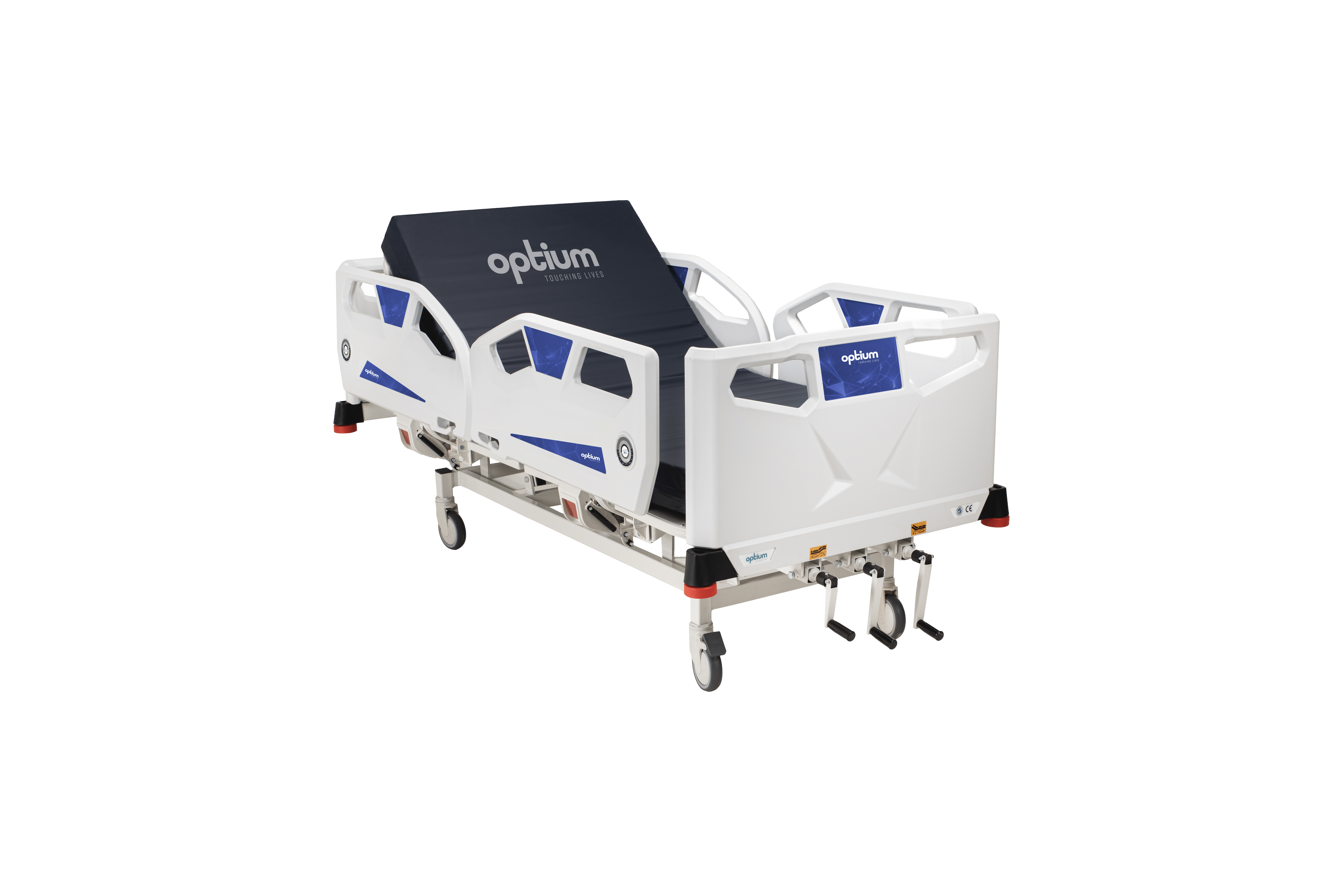 Manual Patient Care Bed, 3 Cranks