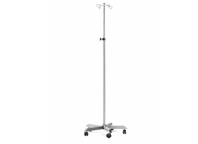 IV Stand, Mobile Stainless Steel - 1