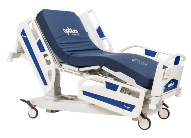 Electronic ICU Bed, Column Motors | Optium Healthcare