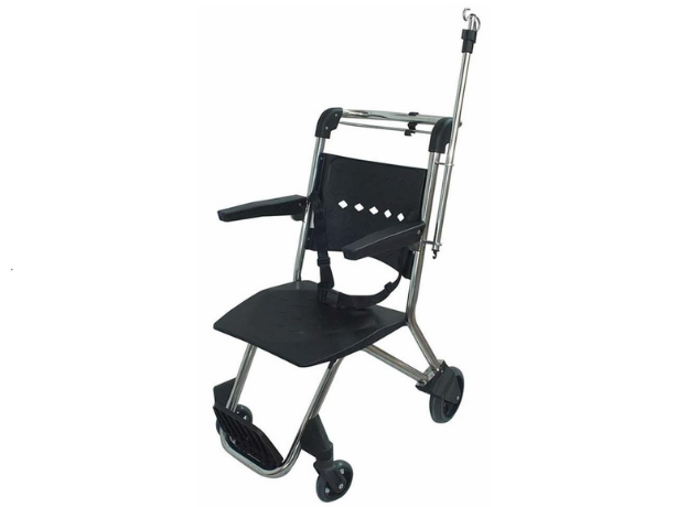 Stackable Wheelchair, Stainless Steel - 1